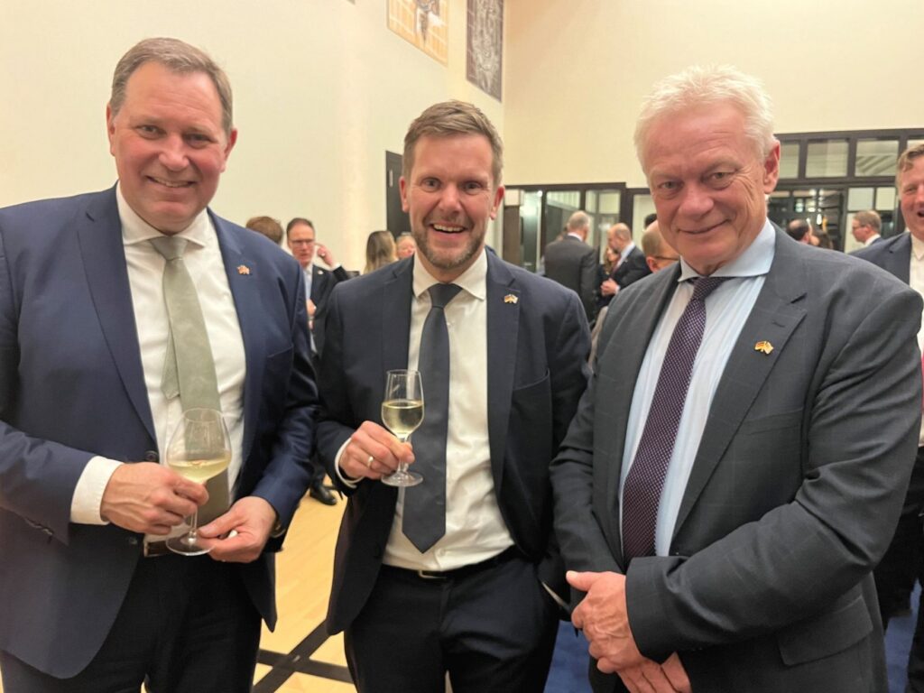 Bundesminister für Landwirtschaft, Ernährung und Heimat, Alois Rainer (rechts), auf dessen USA-Reise im November 2025
